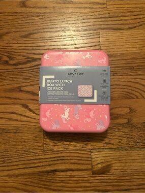 Crofton Pink & Purple Unicorn Patterned Bento Box - Convenient for School/Work